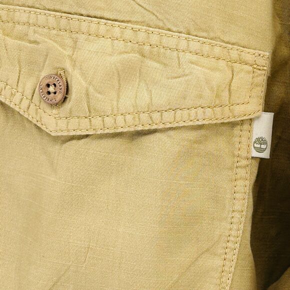 Timberland Brown Khaki Long Sleeve Button Down Shirt Men's Size XL - Picture 4 of 9